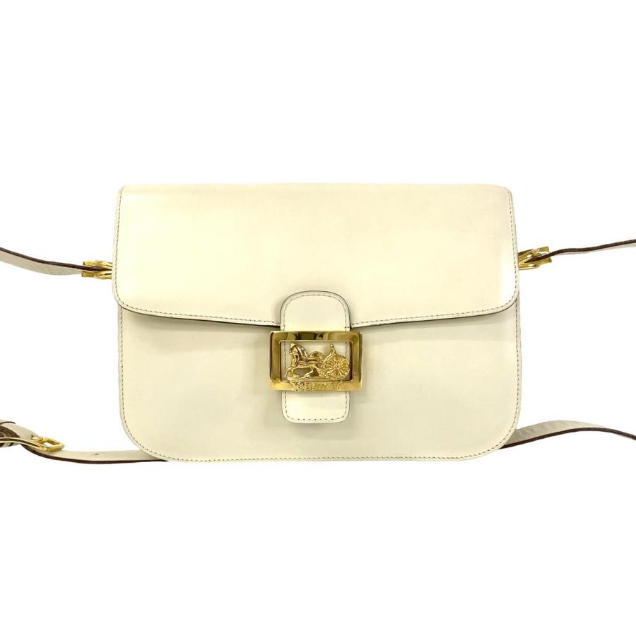 CELINE（セリーヌ） 極 美品 ヴィンテージ 馬車 金具 レザー 本革