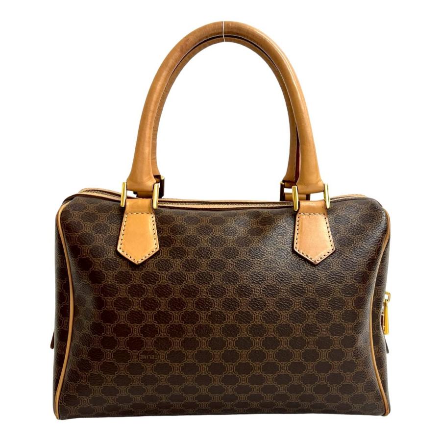 CELINE（セリーヌ） 極 美品 ヴィンテージ マカダム ブラゾン ロゴ 柄