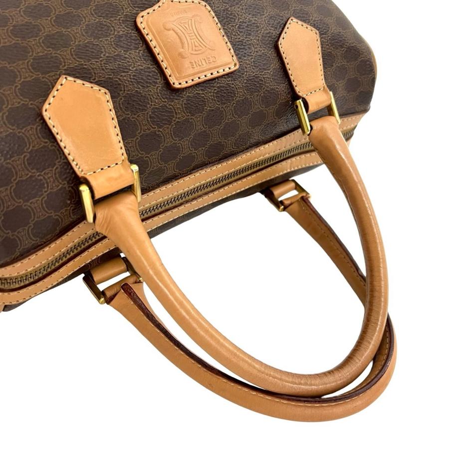CELINE（セリーヌ） 極 美品 ヴィンテージ マカダム ブラゾン ロゴ 柄