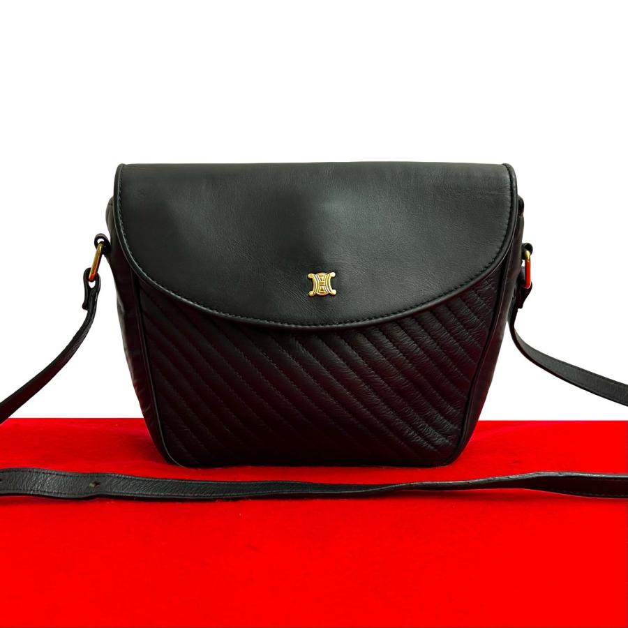 CELINE（セリーヌ） 極 美品 ヴィンテージ トリオンフ ロゴ 金具