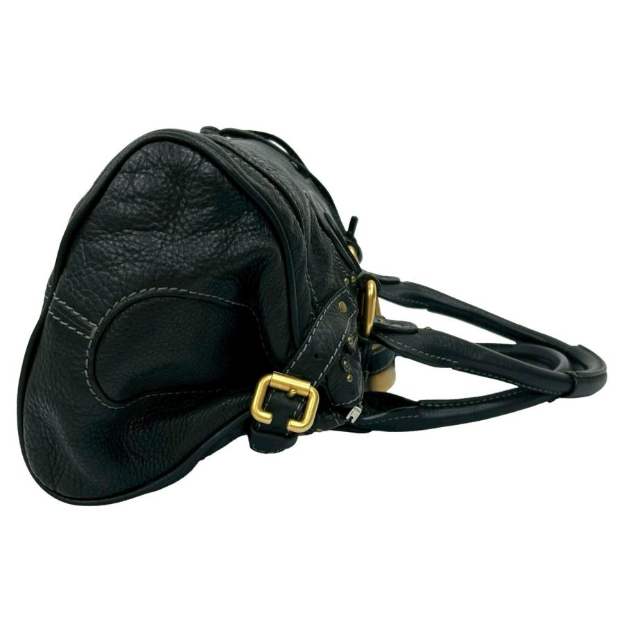 Chloe（クロエ） 極 美品 袋 鍵付き パディントン ステッチ レザー 本