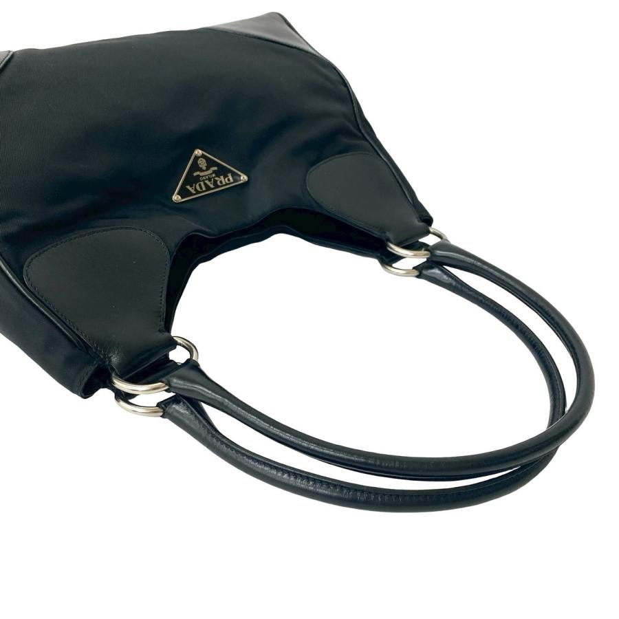 PRADA（プラダ） 極 美品 保存袋付き 三角ロゴ 金具 プレート ナイロン
