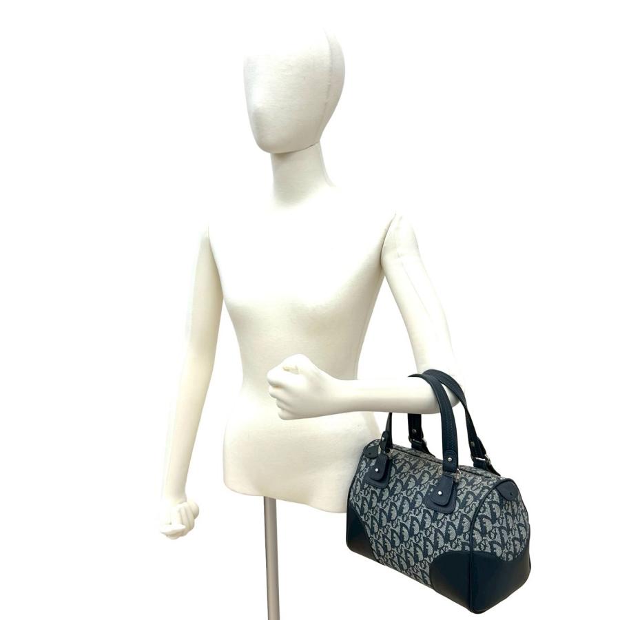 極 美品 鍵付き Christian Dior ディオール トロッター柄 キャンバス