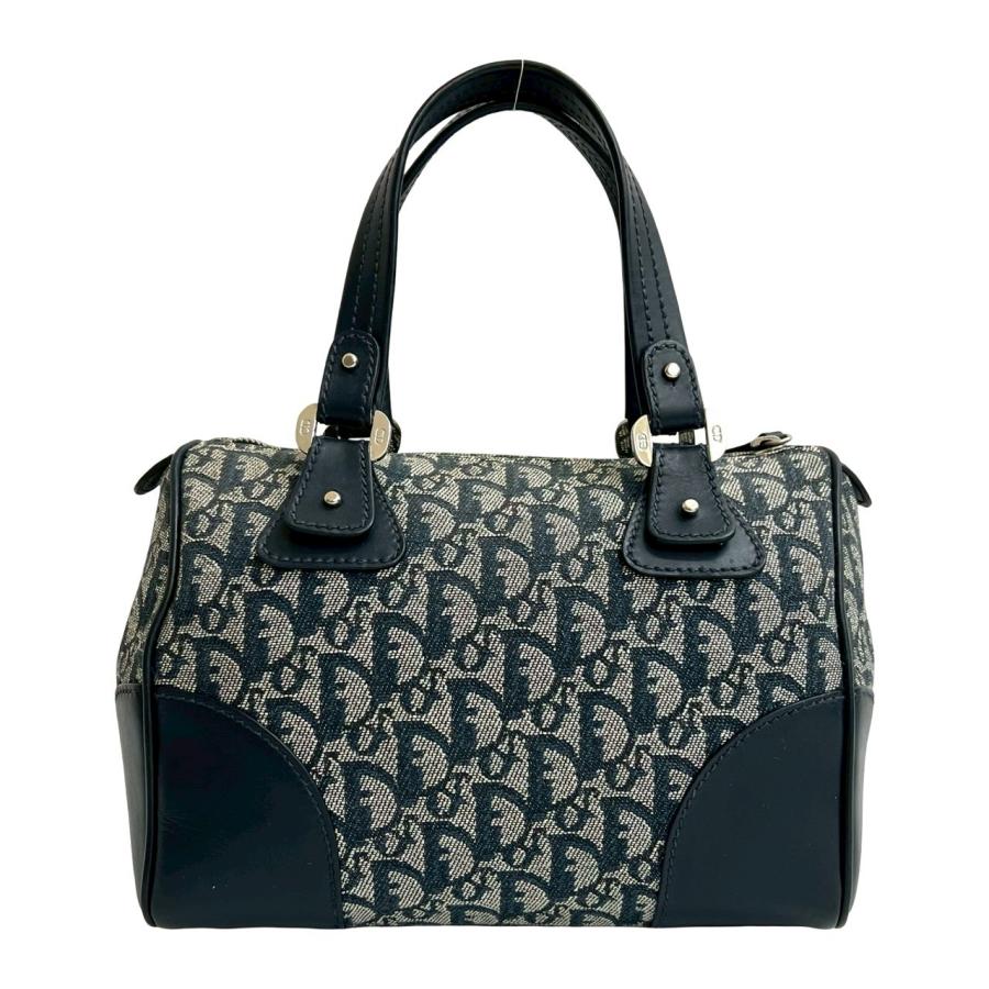 極 美品 鍵付き Christian Dior ディオール トロッター柄 キャンバス