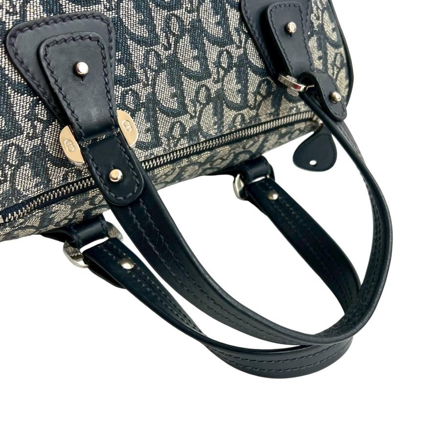 極 美品 鍵付き Christian Dior ディオール トロッター柄 キャンバス