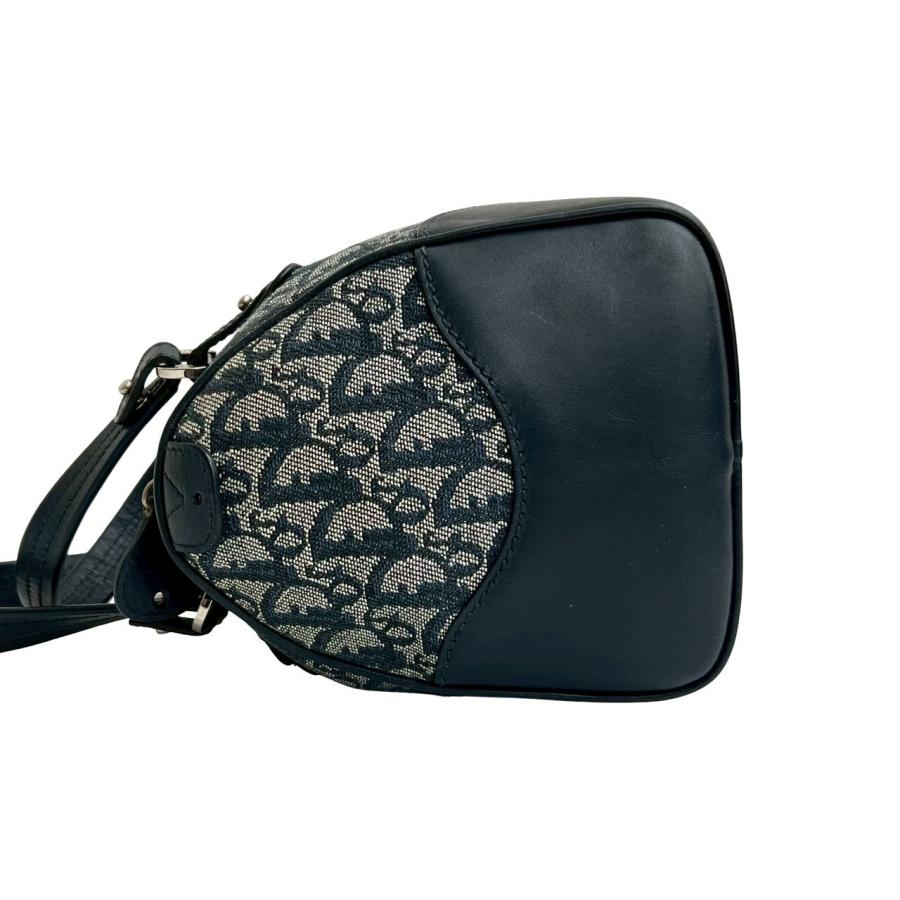 極 美品 鍵付き Christian Dior ディオール トロッター柄 キャンバス