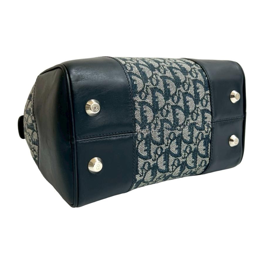 Dior Christian 袋付き 美品 極 【極美品✨】ディオール　ミニボストンバッグ　ハンドバッグ　トロッター　CDロゴ ディオール キャンバス 柄 トロッター バッグ