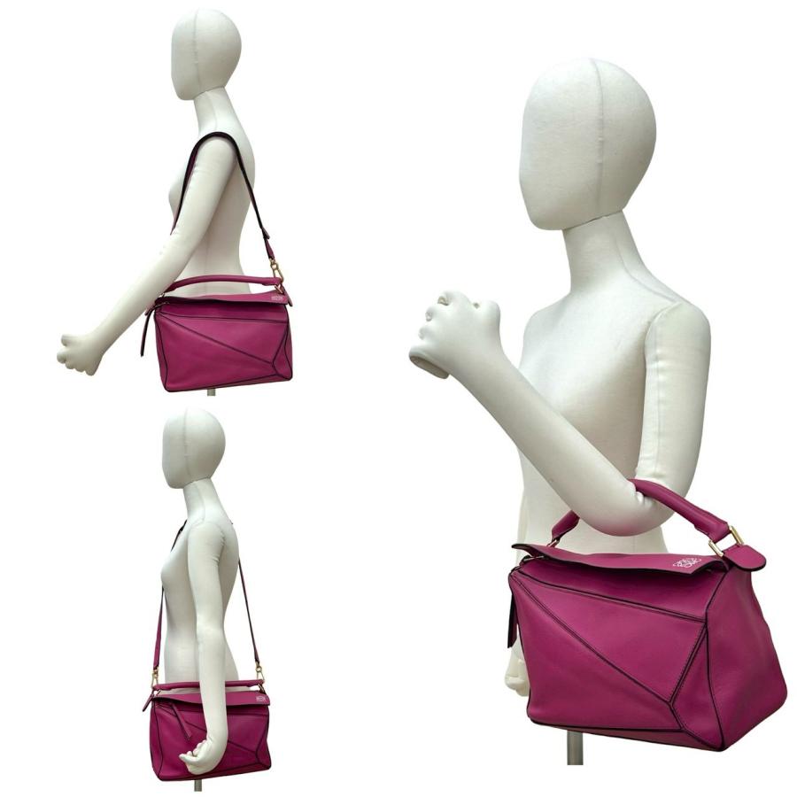 LOEWE（ロエベ） 極 美品 パズルバッグ アナグラム ロゴ レザー 本革