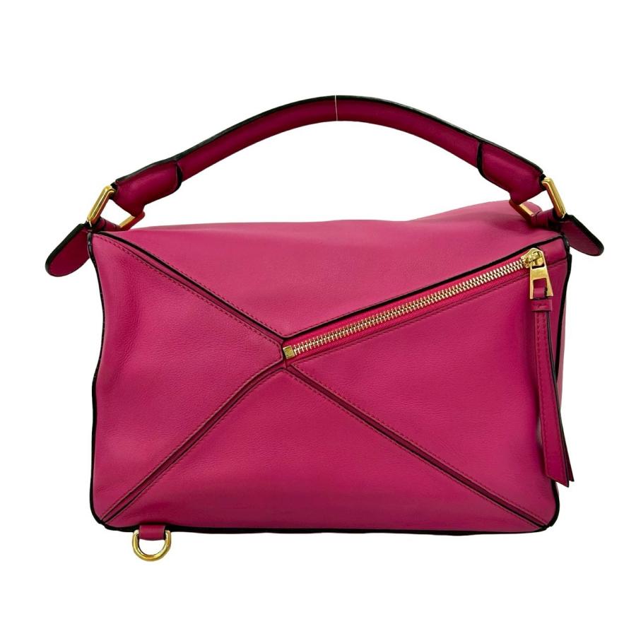 LOEWE（ロエベ） 極 美品 パズルバッグ アナグラム ロゴ レザー 本革