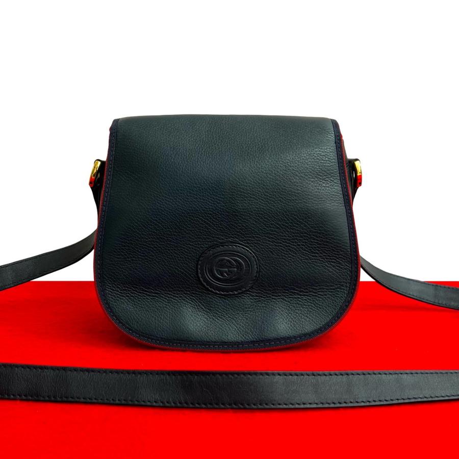 GUCCI（グッチ） 極 美品 オールドグッチ ヴィンテージ GG ロゴ レザー