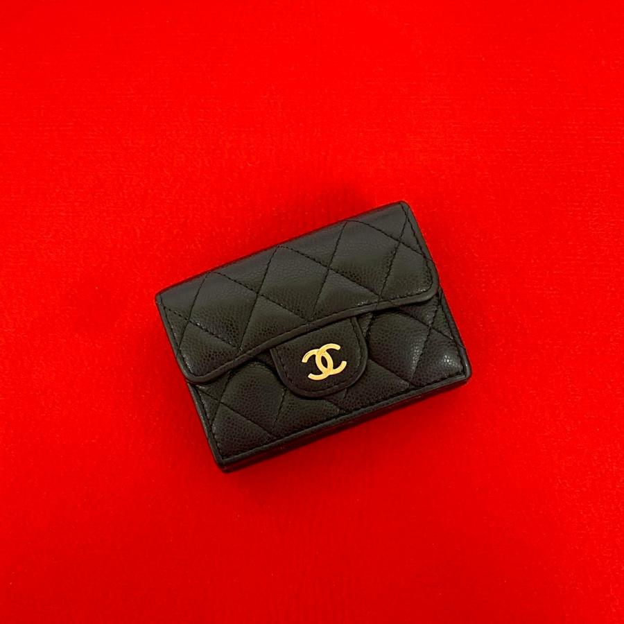 CHANEL（シャネル） 極 美品 シール有 マトラッセ ココマーク キャビア