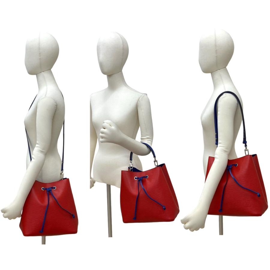 ほぼ未使用 LOUIS VUITTON ルイヴィトン ネオノエ MM エピ レザー 本革 2way ハンドバッグ ショルダーバッグ レッド ブルー 24399 LOUIS VUITTON（ルイ・ヴィトン） ほぼ未使用 ネオノエ MM エピ レザー