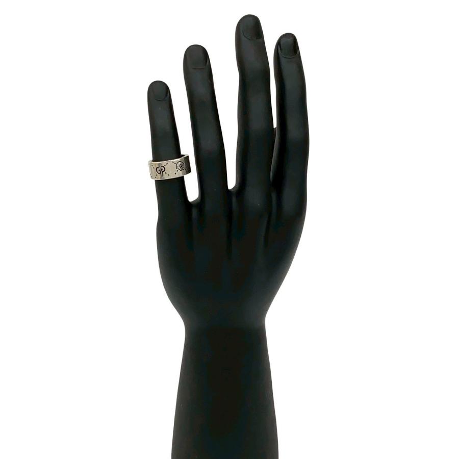 GUCCI（グッチ） 極 美品 希少品 ゴースト リング ロゴ 刻印 シルバー