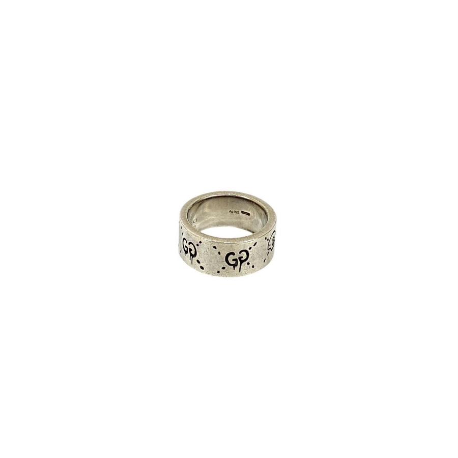 GUCCI（グッチ） 極 美品 希少品 ゴースト リング ロゴ 刻印 シルバー