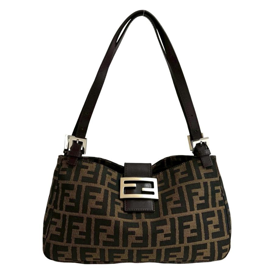 FENDI（フェンディ） 極 美品 マンマバケット ズッカ FF レザー 本革