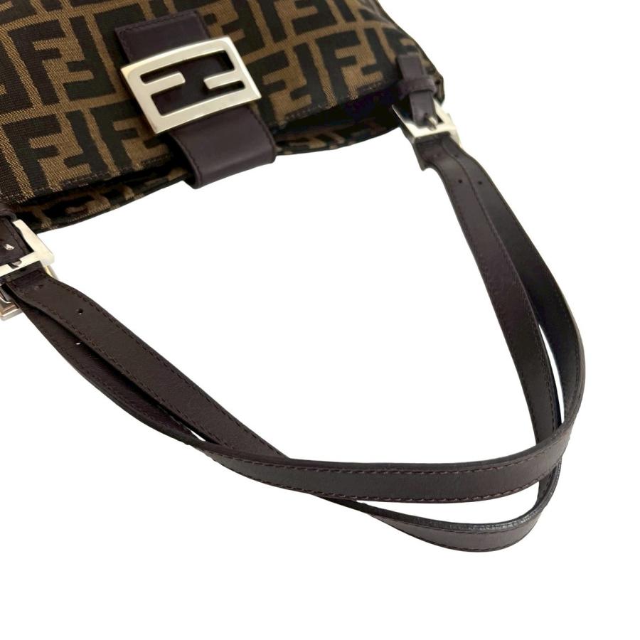 FENDI（フェンディ） 極 美品 マンマバケット ズッカ FF レザー 本革 