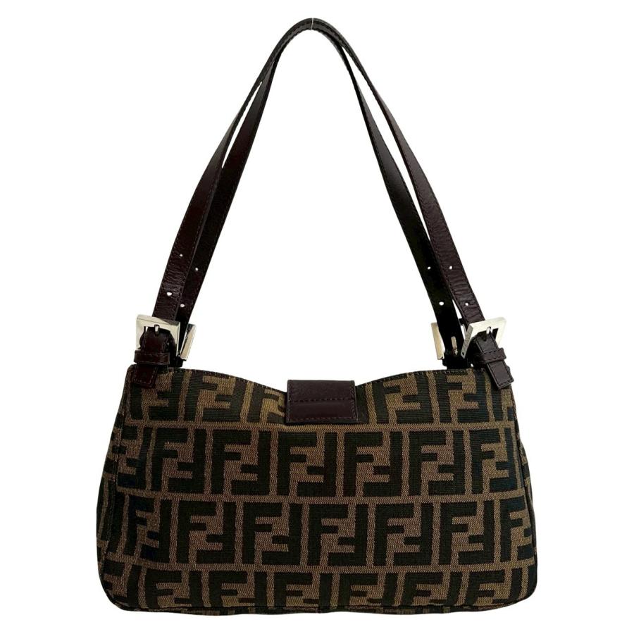 FENDI（フェンディ） 極 美品 マンマバケット ズッカ FF レザー 本革