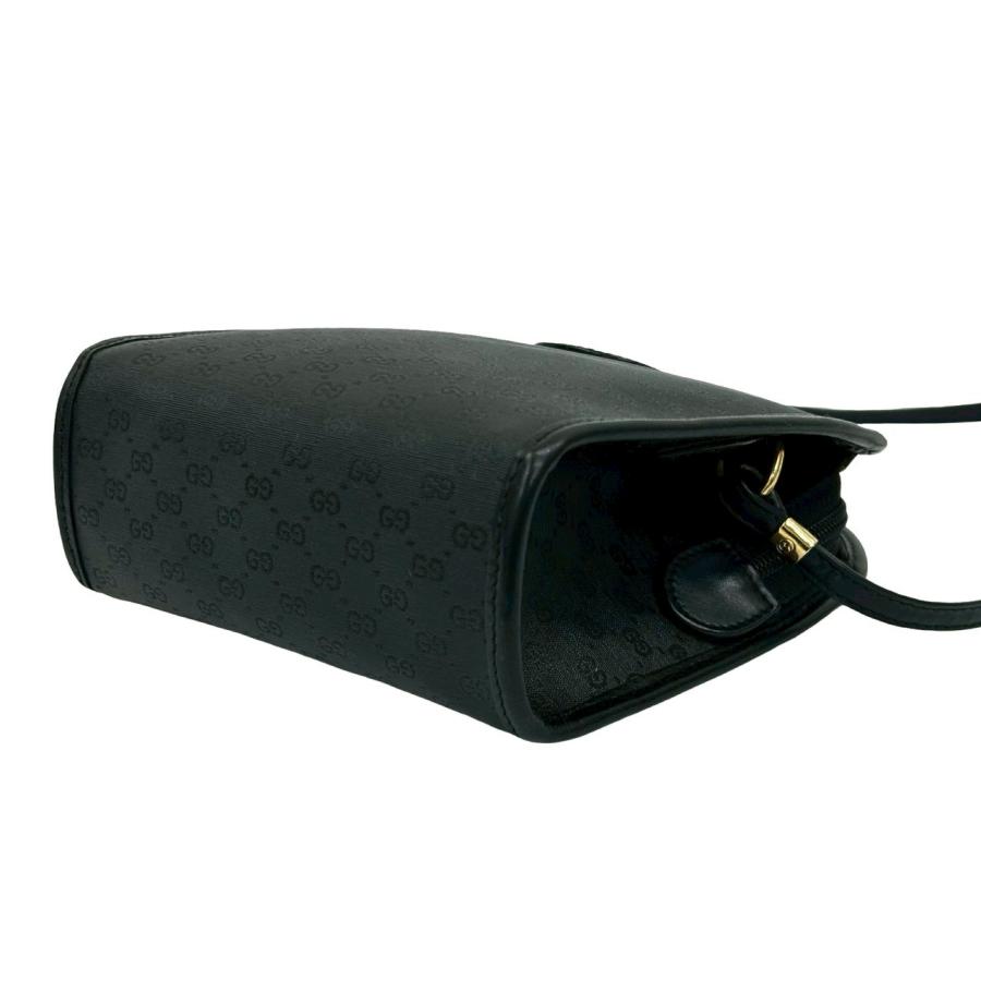 GUCCI オールドグッチ マイクロGG ショルダー 黒 GUCCI（グッチ） 極 美品 オールドグッチ ヴィンテージ マイクロGG