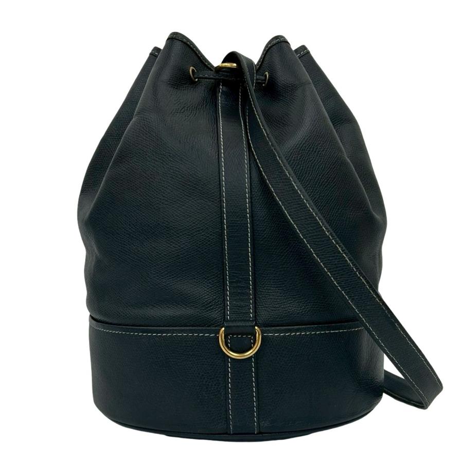 LOEWE（ロエベ） 極 美品 ヴィンテージ アナグラム 型押し ロゴ レザー