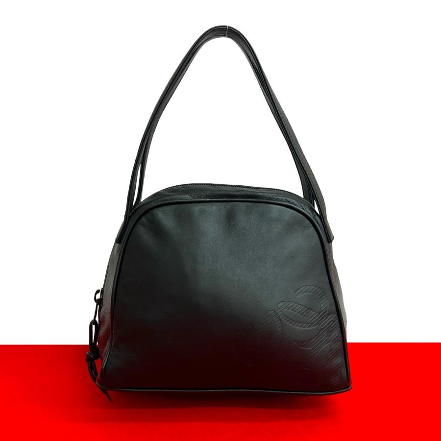LOEWE（ロエベ） 極 美品 ヴィンテージ アナグラム 刻印 ロゴ ナッパ