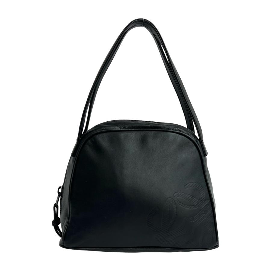 LOEWE（ロエベ） 極 美品 ヴィンテージ アナグラム 刻印 ロゴ ナッパ