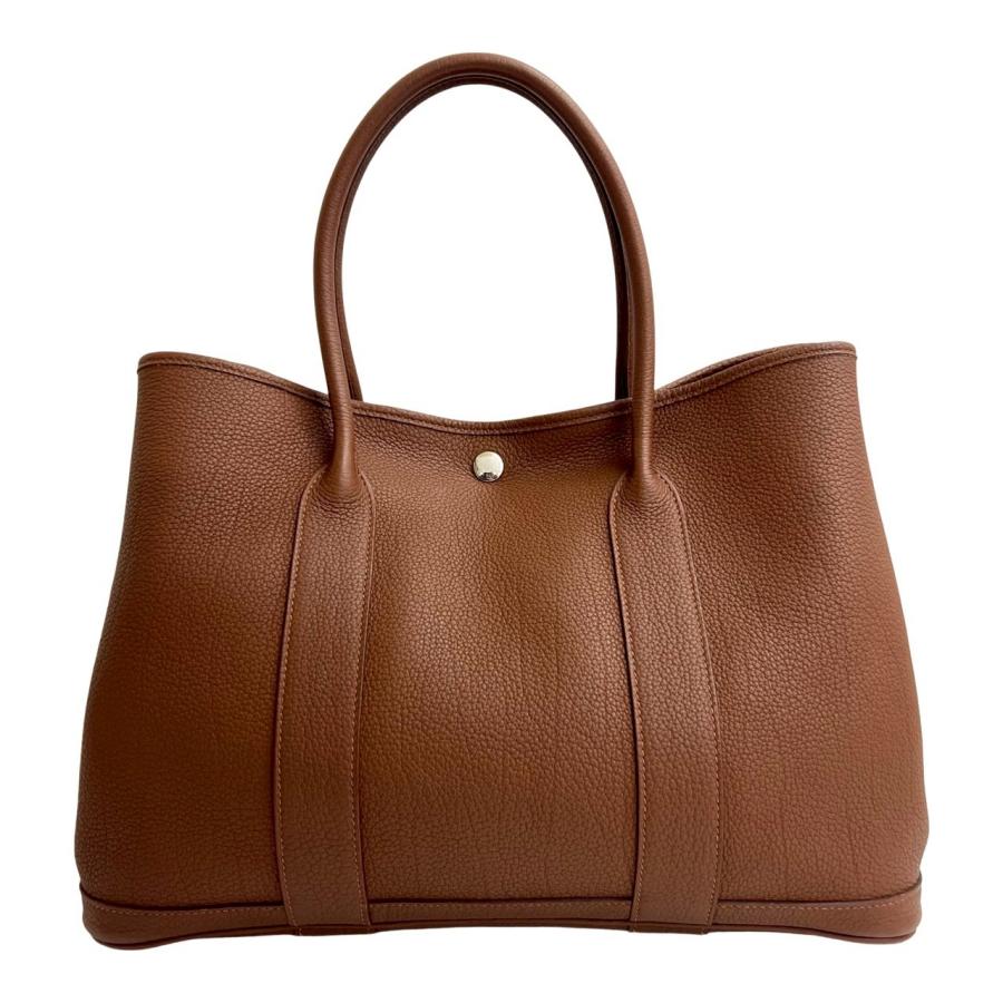 HERMESエルメス　ガーデンパーティーPM　トートバッグ　刻印あり HERMES（エルメス） 極 美品 希少品 □Q 刻印 ガーデンパーティ PM