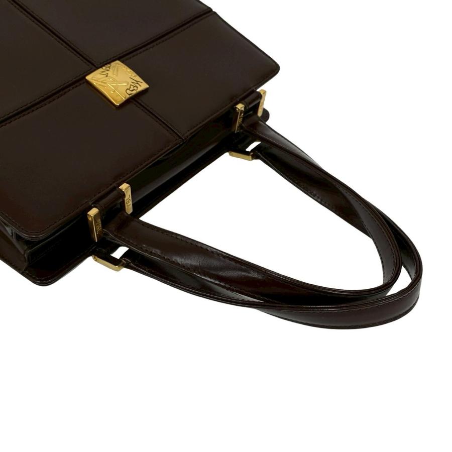 YSL ヴィンテージ　イブサンローラン　PVC　ハンドバッグ Yves Saint Laurent（イヴ・サンローラン） 極 美品 ヴィンテージ YSL