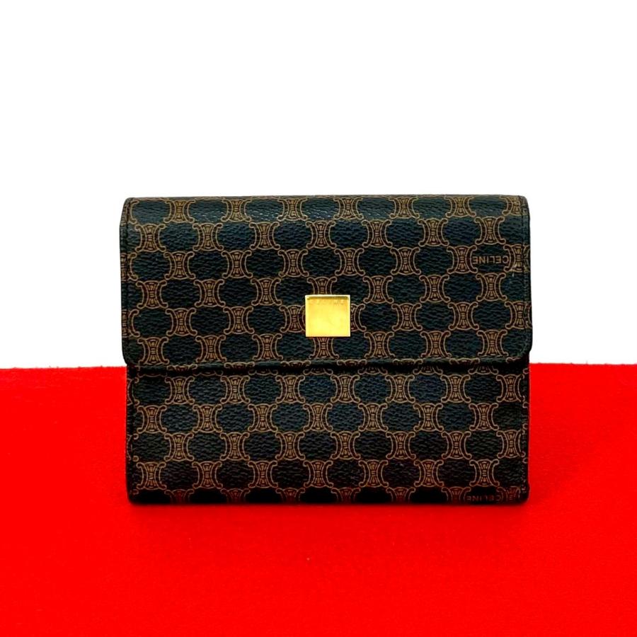 CELINE（セリーヌ） 極 美品 ヴィンテージ マカダム ブラゾン ロゴ 柄