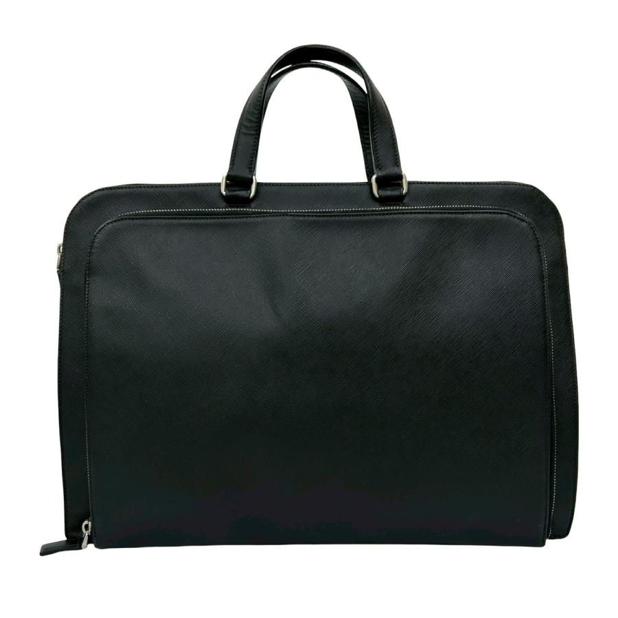 PRADA（プラダ） 極 美品 三角ロゴ 金具 サフィアーノ レザー 本革