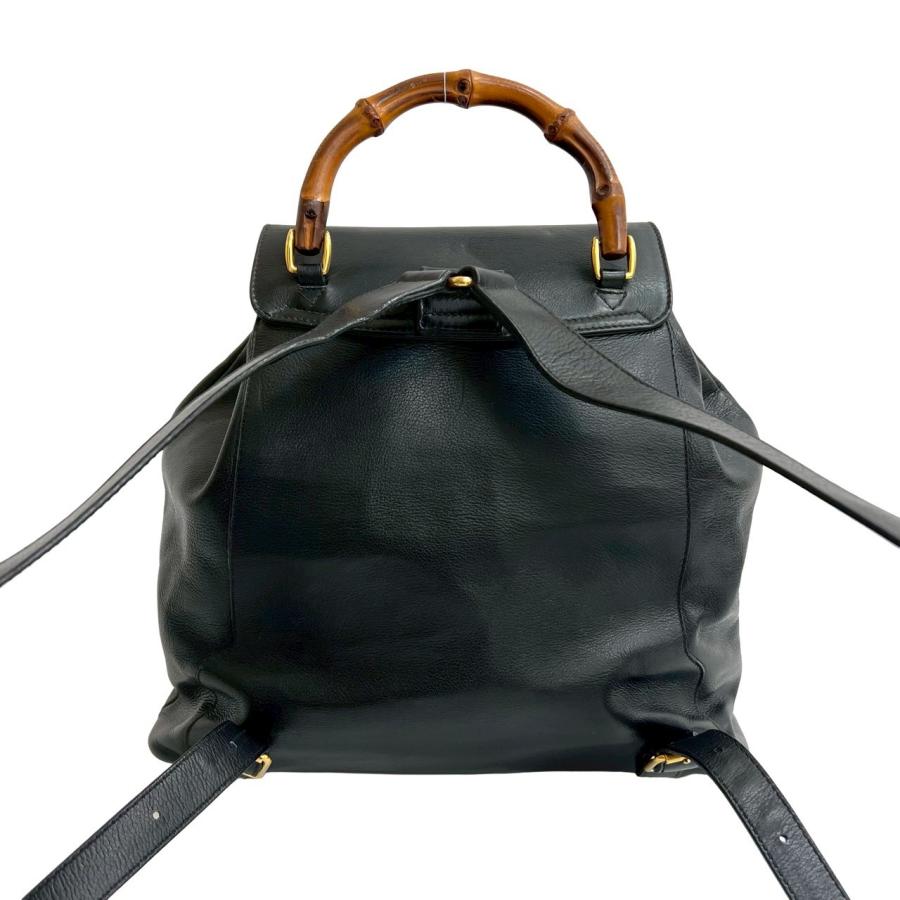 極 美品 GUCCI グッチ オールドグッチ ヴィンテージ バンブー レザー