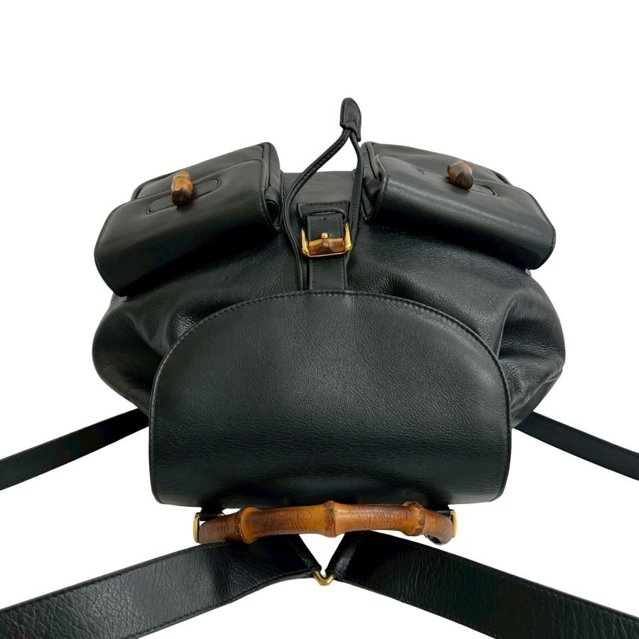 極 美品 GUCCI グッチ オールドグッチ ヴィンテージ バンブー レザー