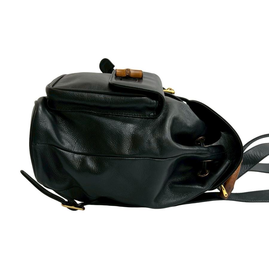 極 美品 GUCCI グッチ オールドグッチ ヴィンテージ バンブー レザー