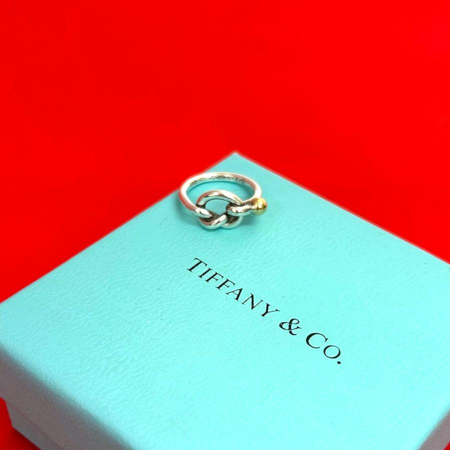 TIFFANY&Co.（ティファニー） 極 美品 ラブノット リング シルバー925