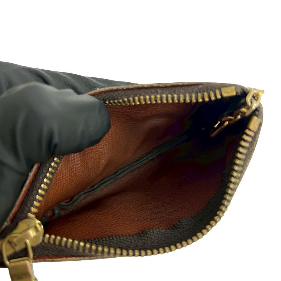 ルイヴィトン ケース 茶 ポシェットクレ LOUIS VUITTON（ルイ・ヴィトン） 極 美品 ヴィンテージ ポシェット