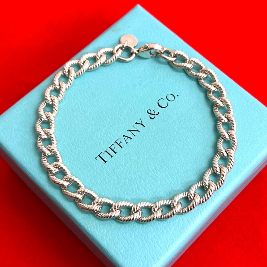 TIFFANY&Co.（ティファニー） 極 美品 ツイストロープ リンク