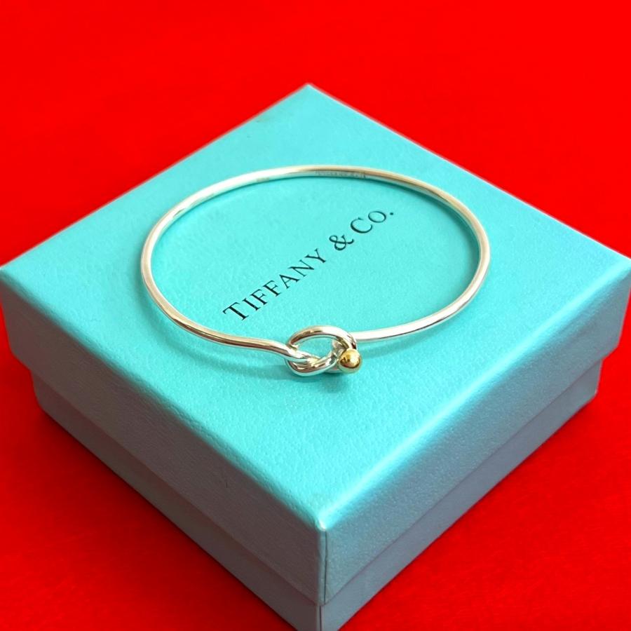 TIFFANY&Co.（ティファニー） 極 美品 フック＆アイ バングル シルバー