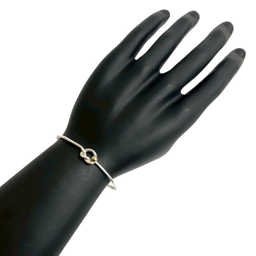 TIFFANY&Co.（ティファニー） 極 美品 フック＆アイ バングル シルバー