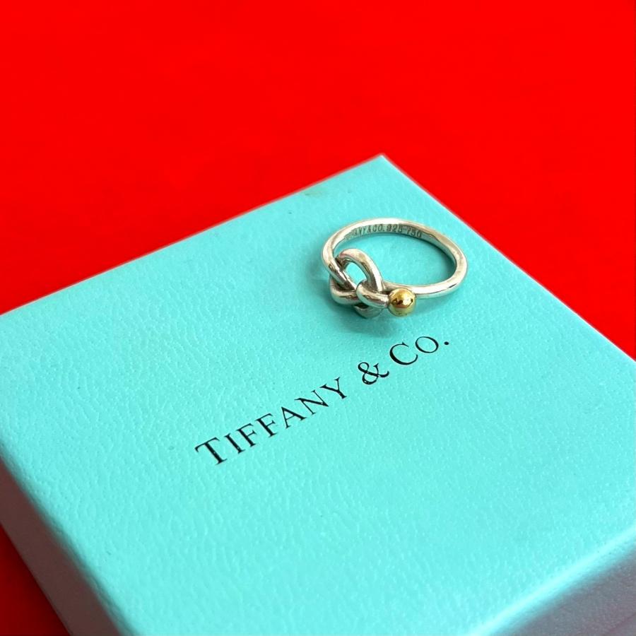 TIFFANY&Co.（ティファニー） 極 美品 フック＆アイ ラブノット 