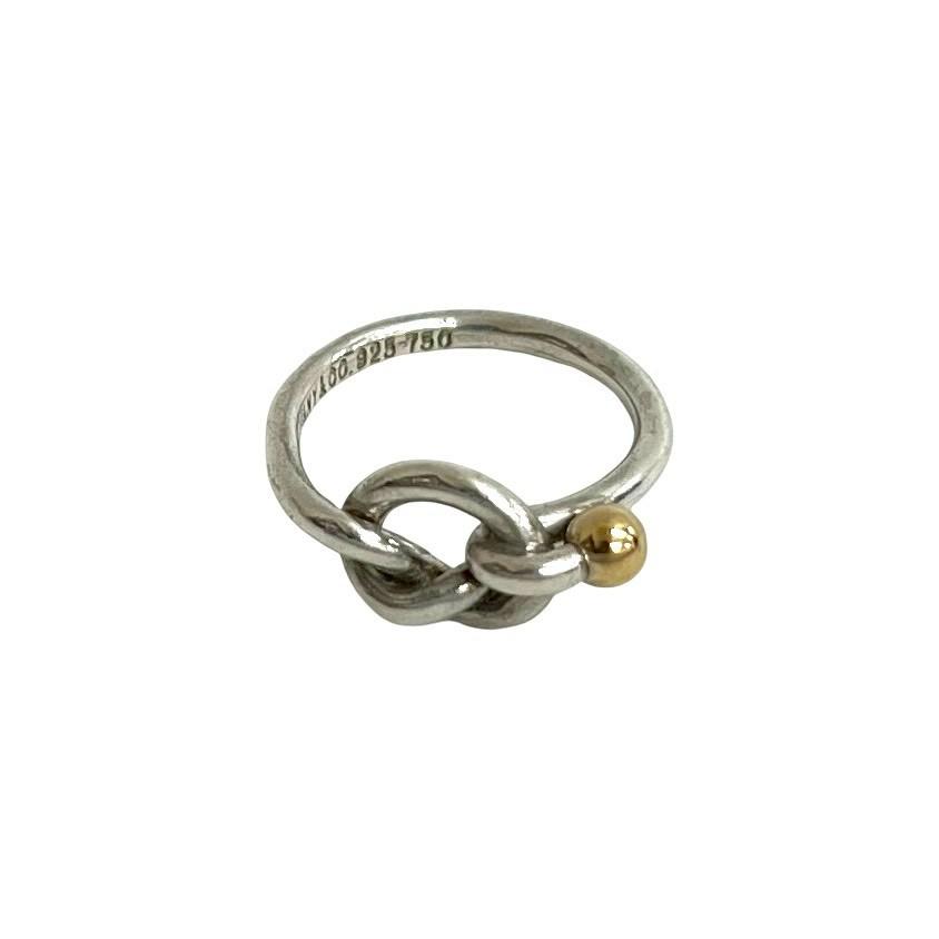 TIFFANY&Co.（ティファニー） 極 美品 フック＆アイ ラブノット 