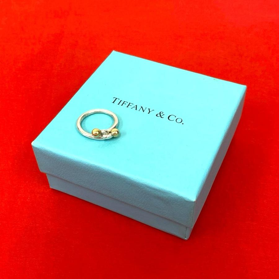 TIFFANY&Co.（ティファニー） 極 美品 ラブノット シルバー925 K18