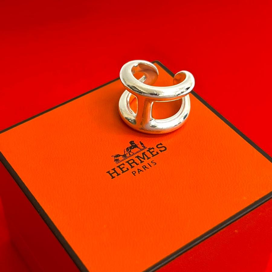 HERMES（エルメス） 極 美品 保存箱付 オスモズ シルバー925 リング