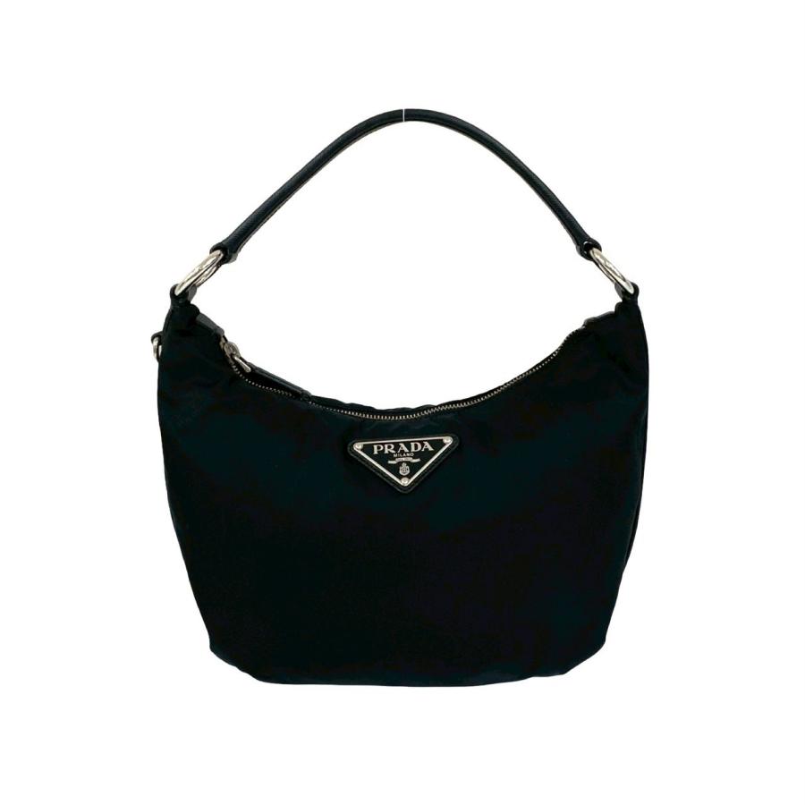 PRADA（プラダ） 極 美品 三角ロゴ プレート 金具 ナイロン