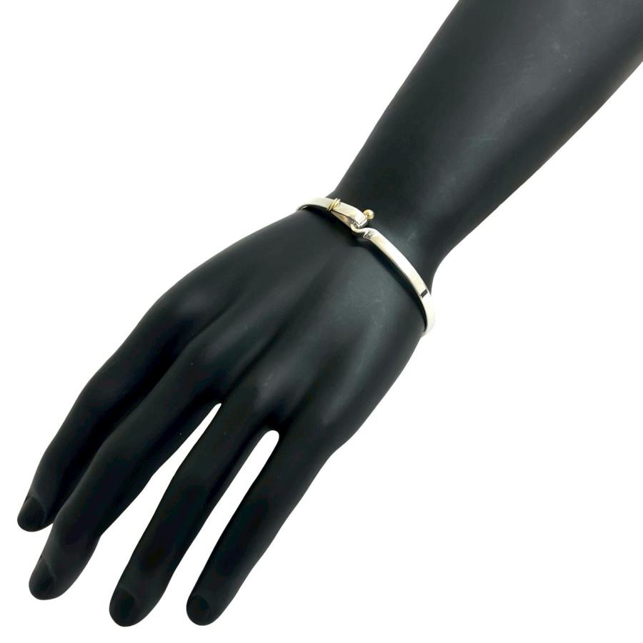 TIFFANY&Co.（ティファニー） 極 美品 フック＆アイ バングル シルバー