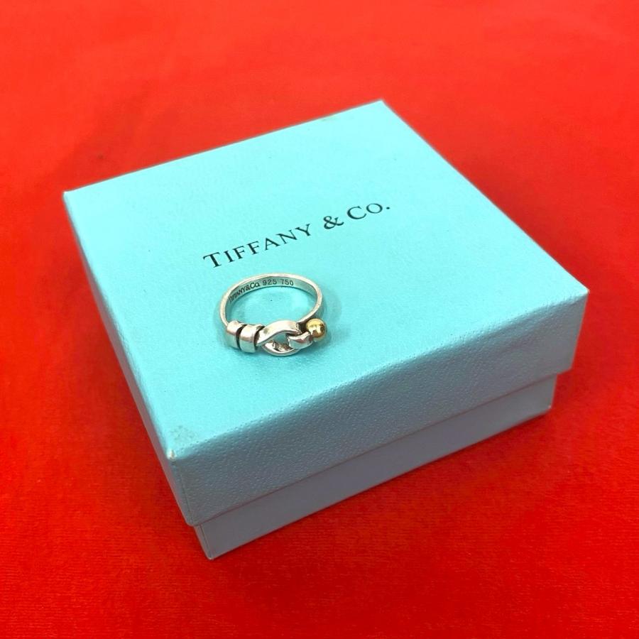 TIFFANY&Co.（ティファニー） 極 美品 ラブノット シルバー925 K18
