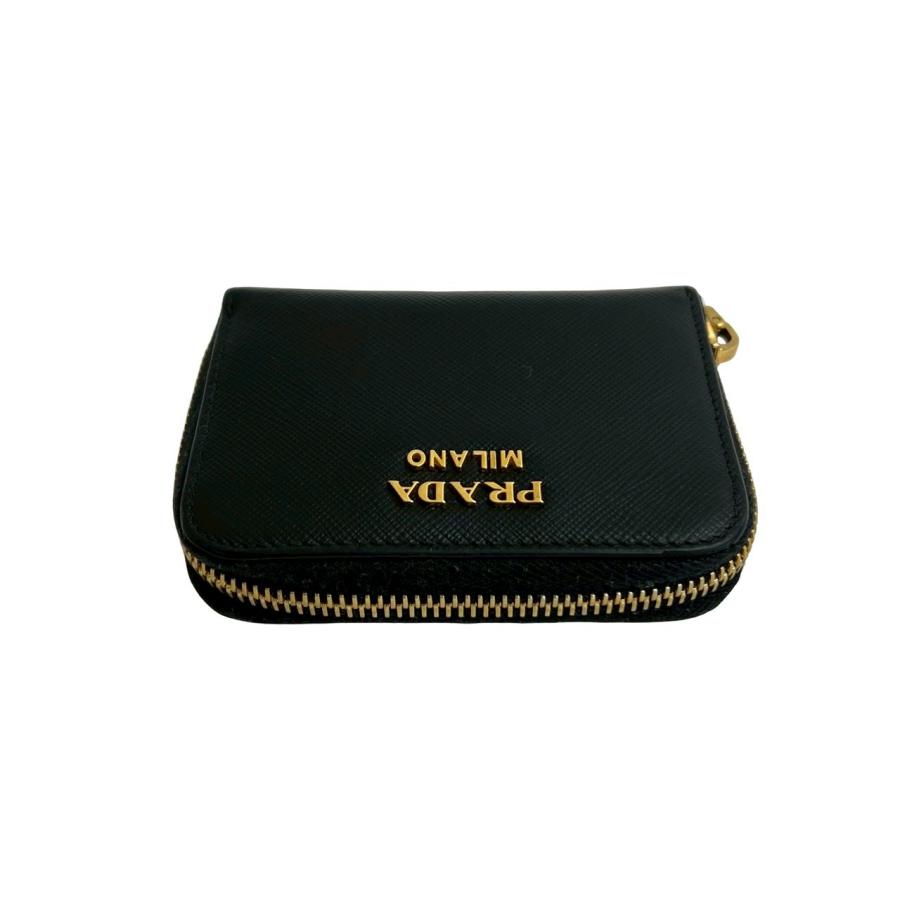 PRADA（プラダ） 極 美品 ロゴ 金具 サフィアーノ レザー 本革