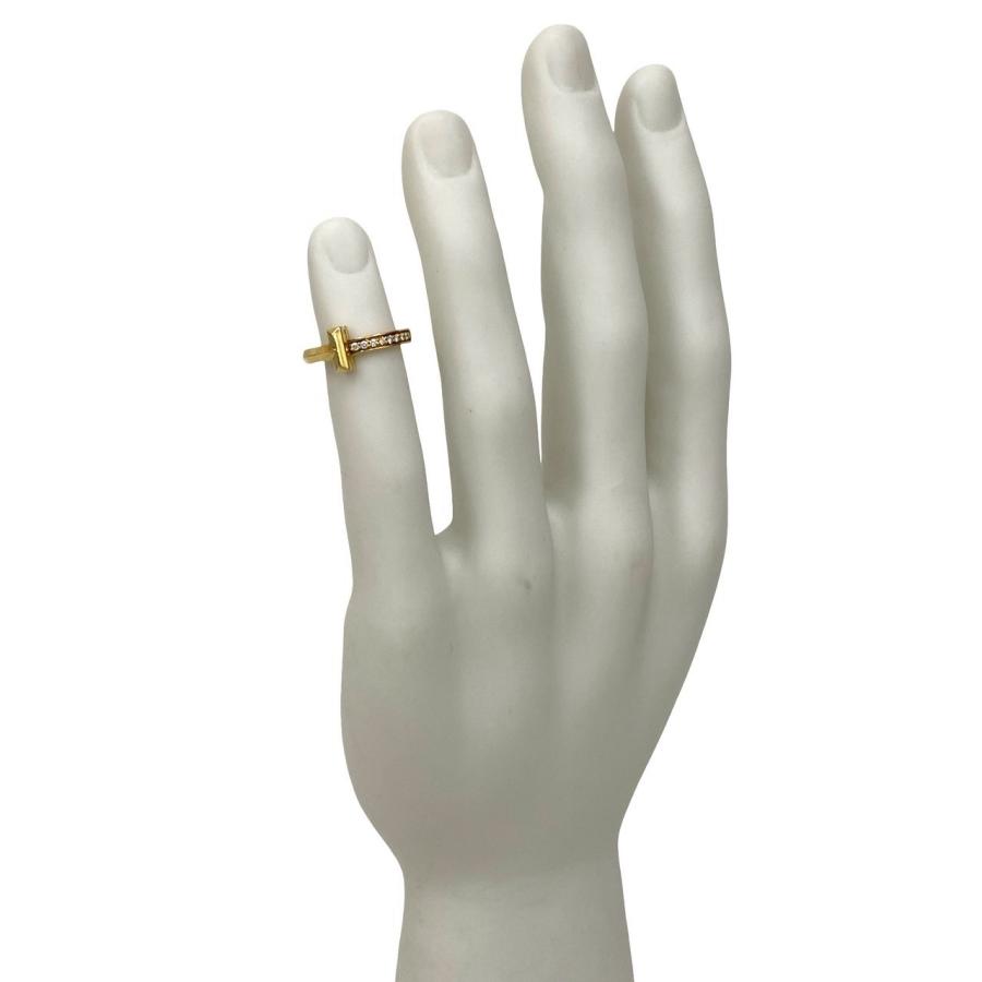TIFFANY&Co.（ティファニー） 極 美品 Tワン リング 750 ダイヤモンド