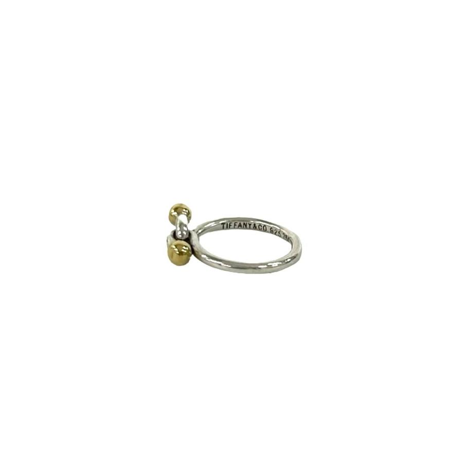 TIFFANY&Co.（ティファニー） 極 美品 ラブノット リング フック＆アイ