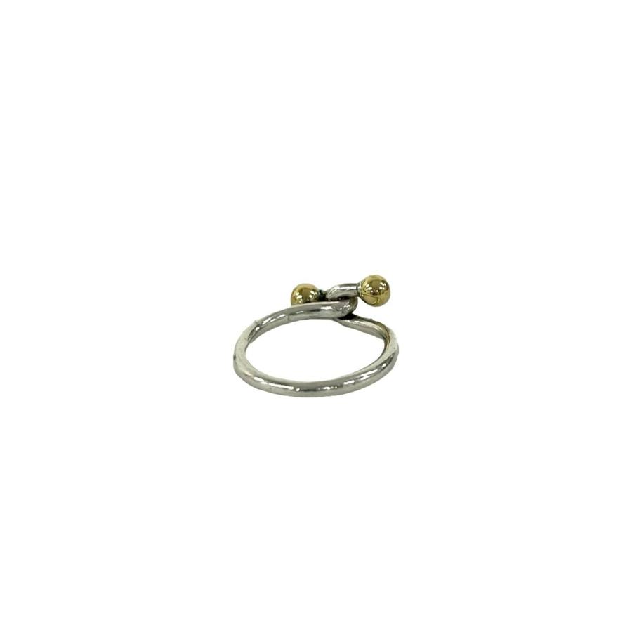 TIFFANY&Co.（ティファニー） 極 美品 ラブノット リング フック＆アイ