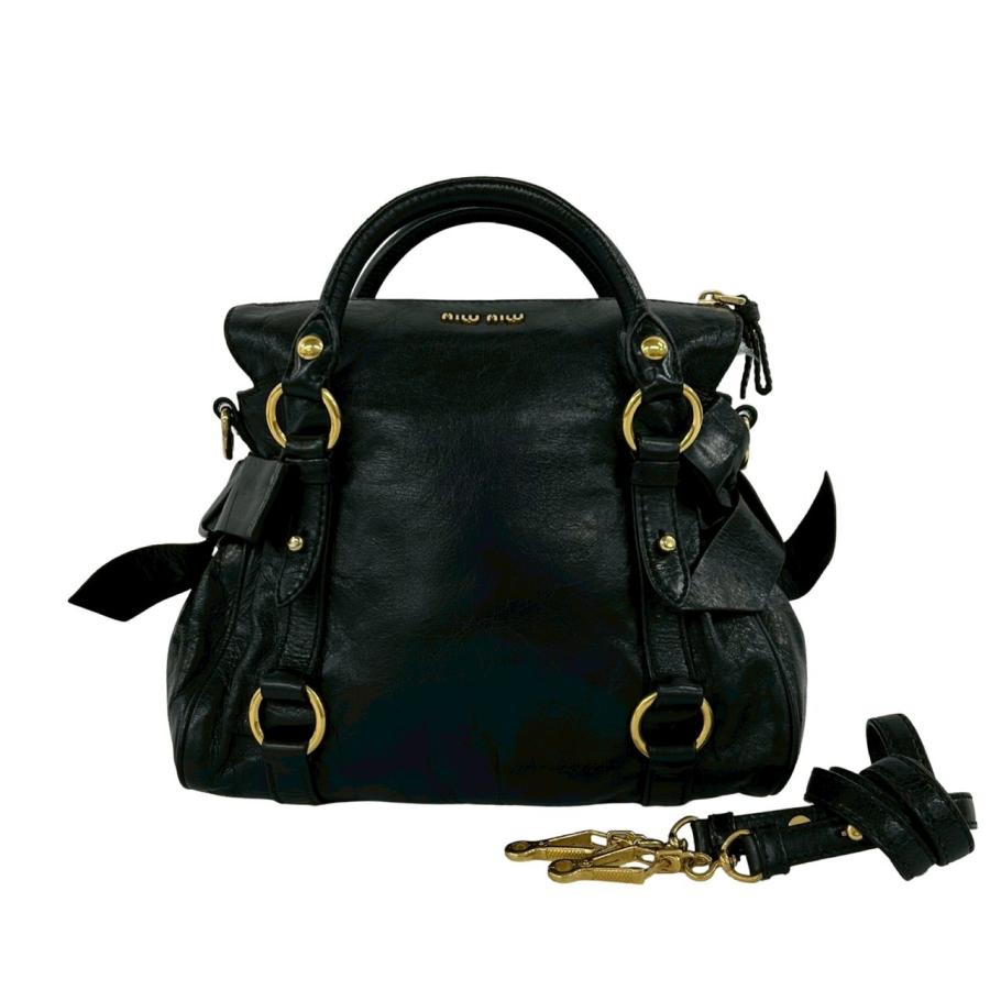 極美品】ミュウミュウ 2way ショルダーバッグ ゴールド金具 マテラッセ
