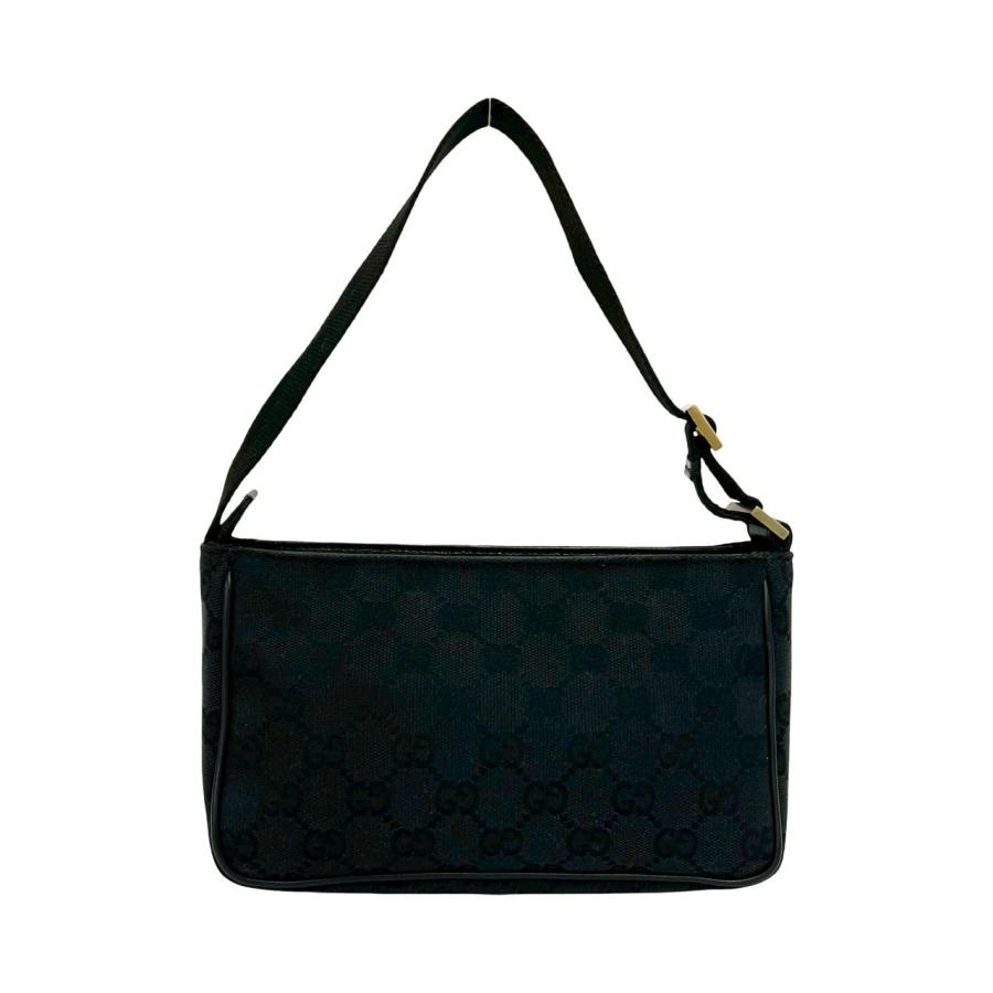 GUCCI（グッチ） 極 美品 GGキャンバス レザー 本革 ミニ ハンドバッグ